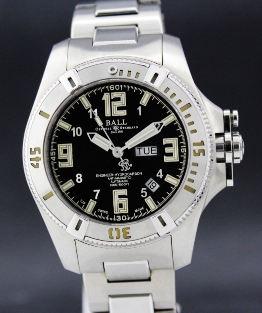 (image for) Ball Engineer Hydrocarbon Titanium Black Dial Mens Watch - DM1036A-SAJ-BK